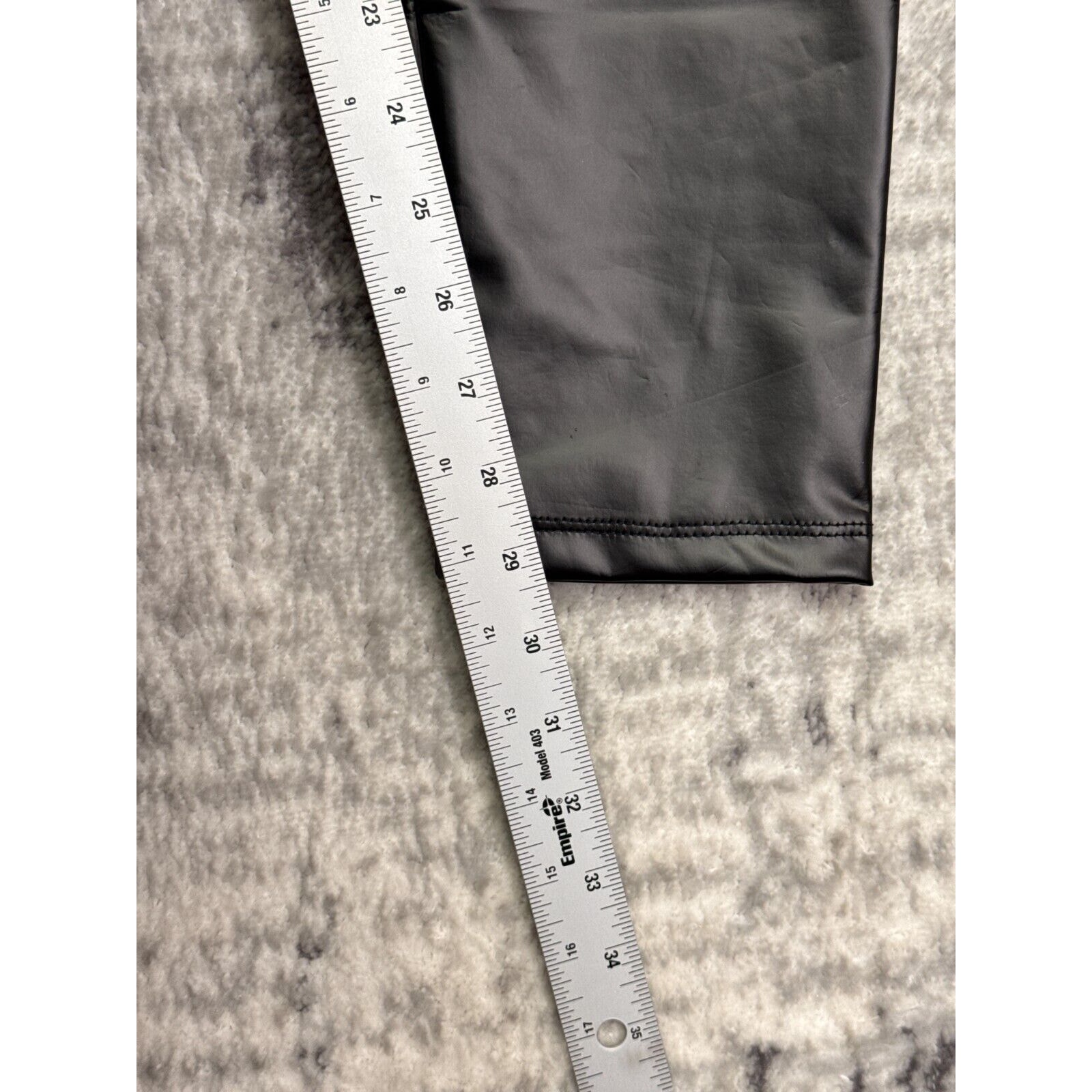 New Killstar Leggings Xxl Womens Black Faux Leather Eye Graphic Pull On — image 5 of 7